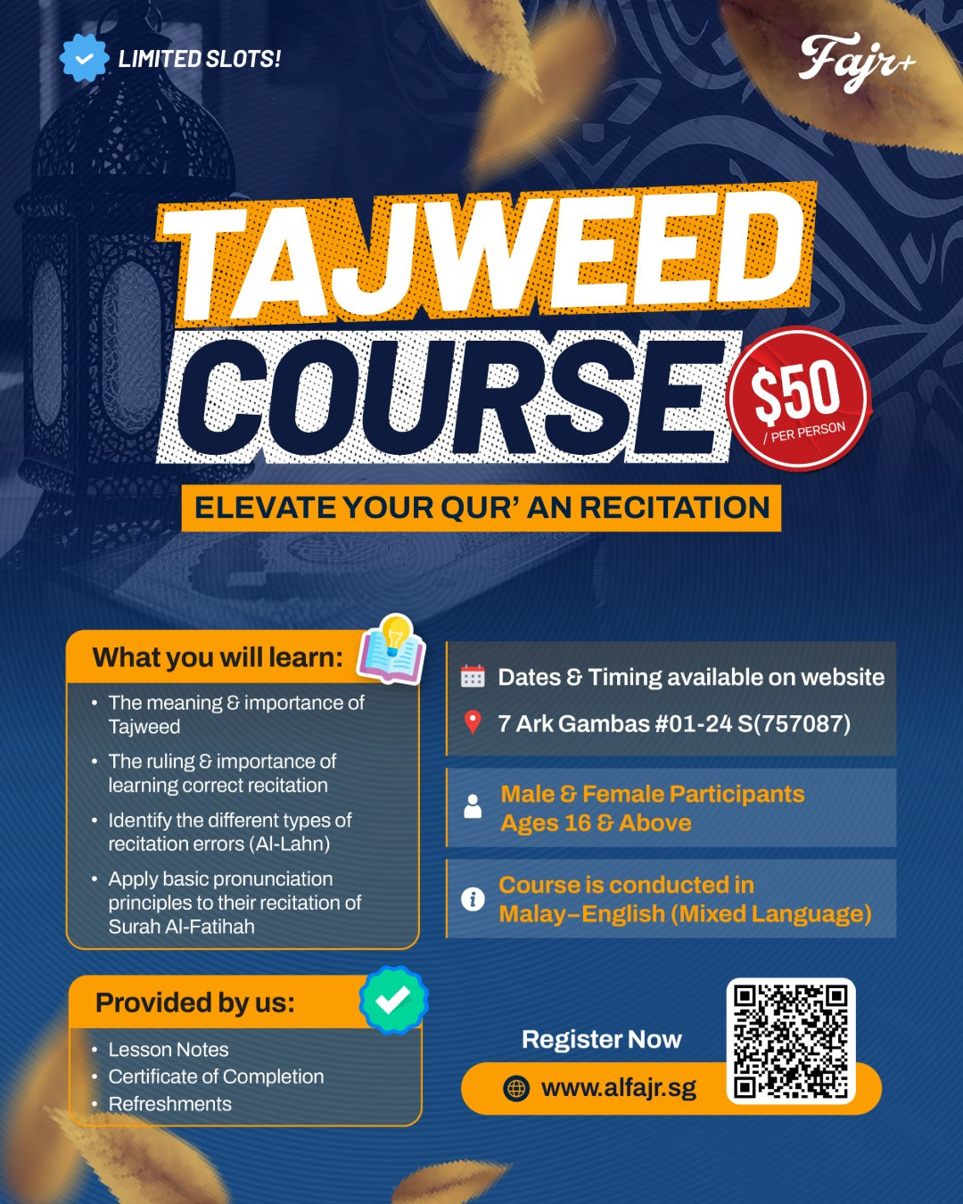 Tajweed + Al-Fatihah Course