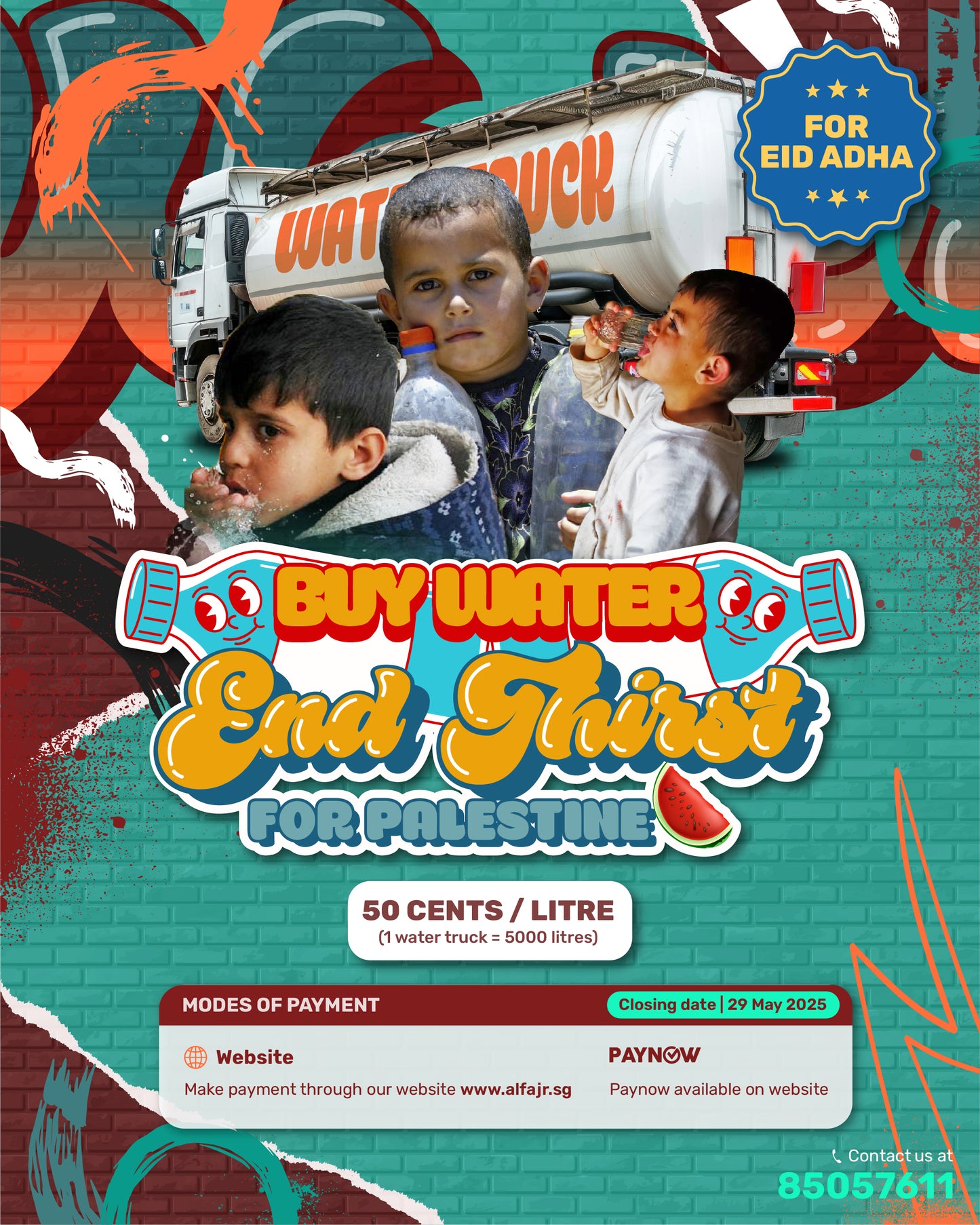 Buy Water, End Thirst For Eid Adha - 2026